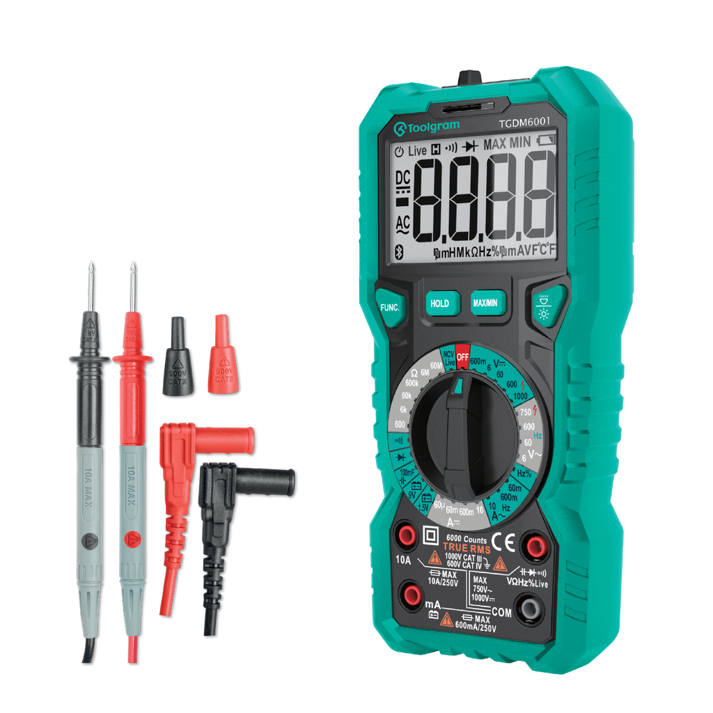 جهاز قياس متعدد رقمي-TGDM6001- CAT.111-1000V CAT.IV 600V